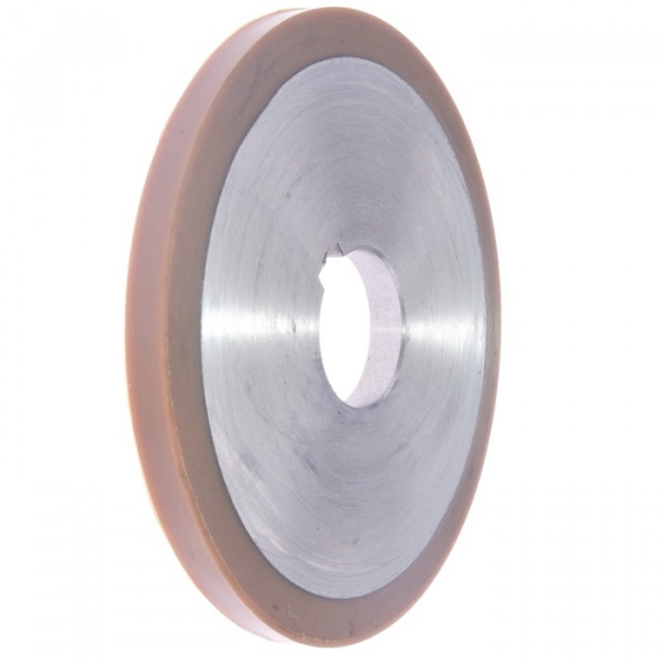 Картинка - Ролик 140-10-35-10 V резинка 70 ShA коричневый