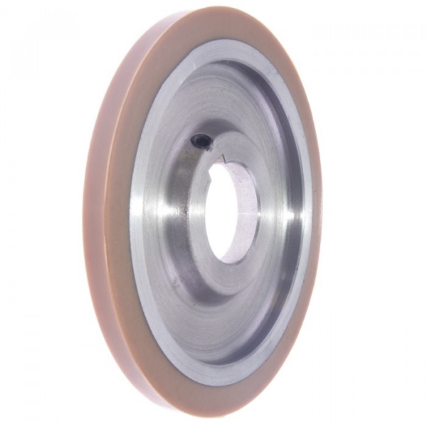 Картинка - Ролик 140-10-35-10 V резинка 70 ShA коричневый