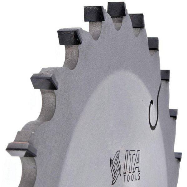 Картинка - Подрезная пила ITA TOOLS DSB.125020024.014 D = 125 F = 20 Z = 24 K = 4,4 / 5,2 P = 3,2 H = 4 DSB