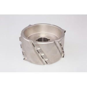 Фреза насадна DIA D = 100 l = 64 d = 30 + 2CH Z = 3 + 3 H = 4,5 SYM верхня фаска DGM