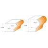 Картинка 1 - Фреза для подоконников HM R1 = 5,5 R2 = 9,5 D = 31,7 S = 12,7 I = 25,4 (855.804.11)