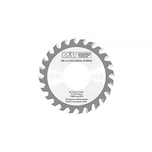 Пила подрезная CMT 288.125.24Q HM D = 125 F = 45 Z = 24 K = 4,3-5,5 