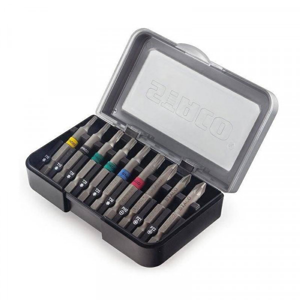 Картинка - Комплект бит 9шт. 1 / 4x50mmTX, PH, PZ (20983.STACO)