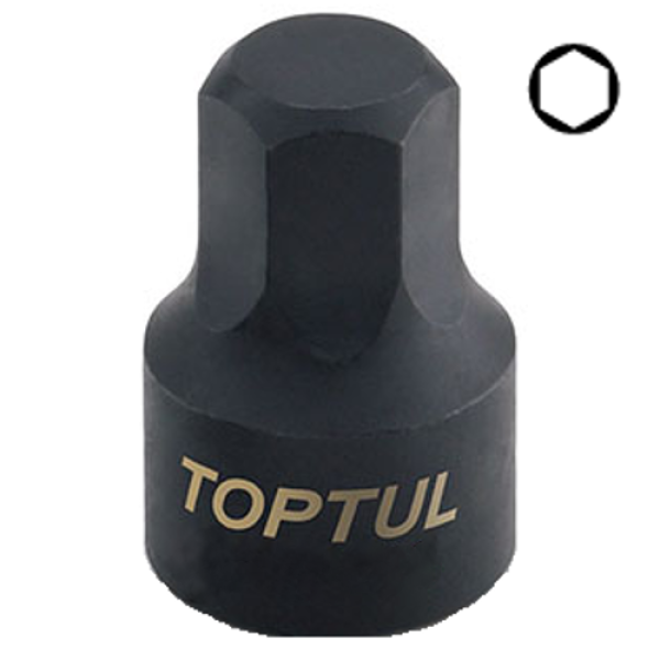 Фото - Головка TOPTUL HEX 1/4" 4 мм (цілісна) BCDB0804