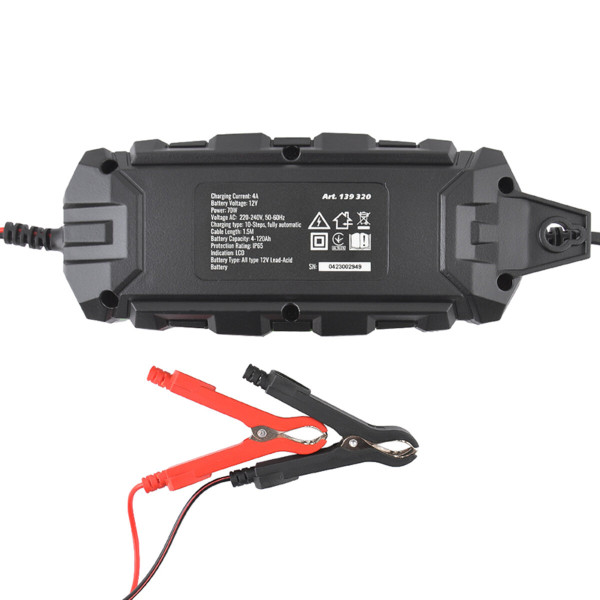 Картинка - Зарядное устройство АКБ Winso Pro 12V, 4A LCD