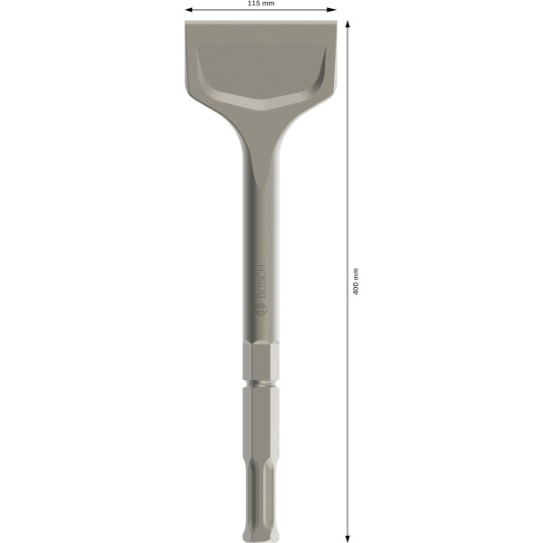 Фото - Лопаткове зубило Bosch PRO Hex 22-5C, 115x400 мм