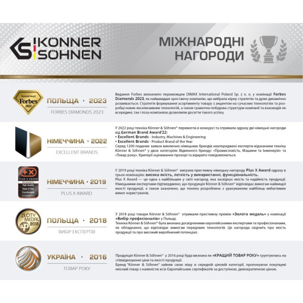Картинка - Газобензиновий генератор Konner & Sohnen KS 2900G (2.9 кВт)