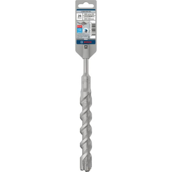 Картинка - Бур Bosch PRO SDS Plus-5X 26x200x250 мм