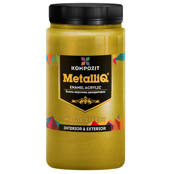 Фото - Емаль акрилова Kompozit MetalliQ червоне золото 0.9 кг