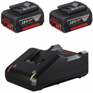 Комплект зарядного устройства Bosch GAL 18V-40 + 2 аккумулятора GBA 18 В, 4 A/час (1600A019S0) Комплект зарядного устройства Bosch GAL 18V-40 + 2 аккумулятора GBA 18 В, 4 A/час (1600A019S0)