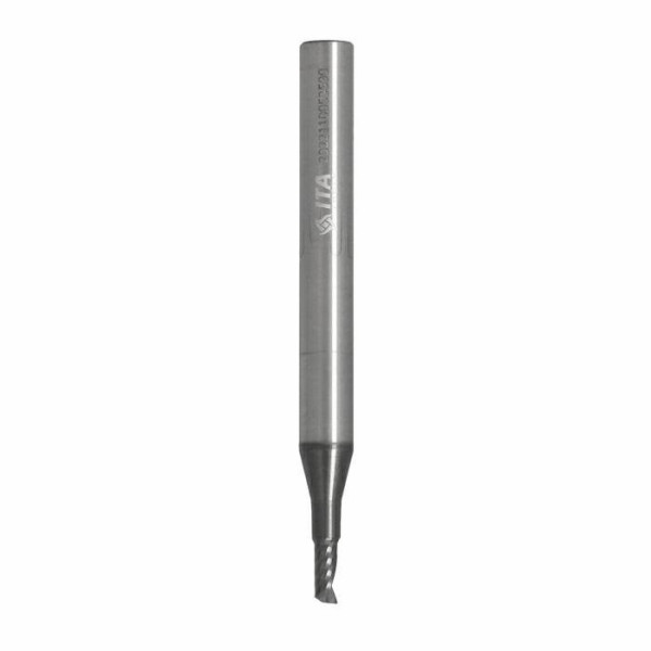 Картинка - Фреза ITA TOOLS VHM Z1 D=3 I=6 L=60 S=6 RH позитив алюминия и пластик покрытия HC SP01.03.006.060.06HR