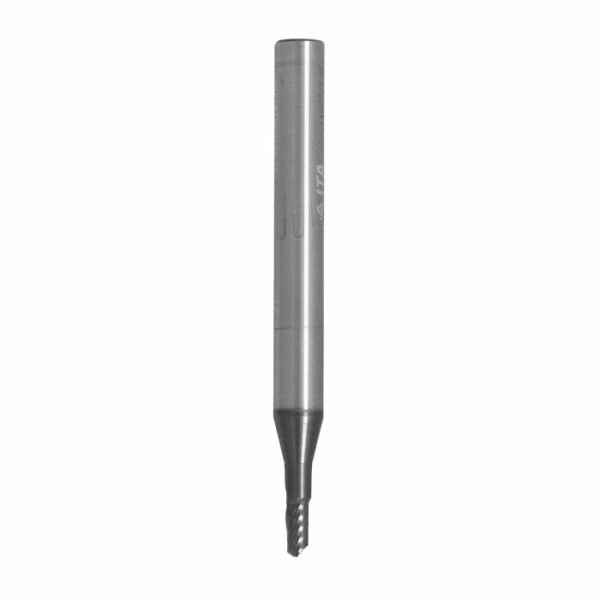 Картинка - Фреза ITA TOOLS VHM Z1 D=3 I=6 L=60 S=6 RH позитив алюминия и пластик покрытия HC SP01.03.006.060.06HR