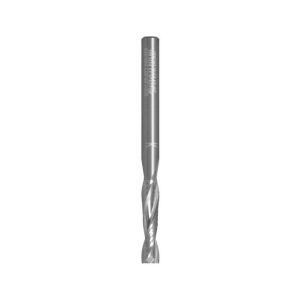 Картинка - Фреза ITA TOOLS VHM Z2 D=5 I=22 L=60 S=5 RH позитив, mirror finish, алюминий и пластик SQ01.05.022.060.05R
