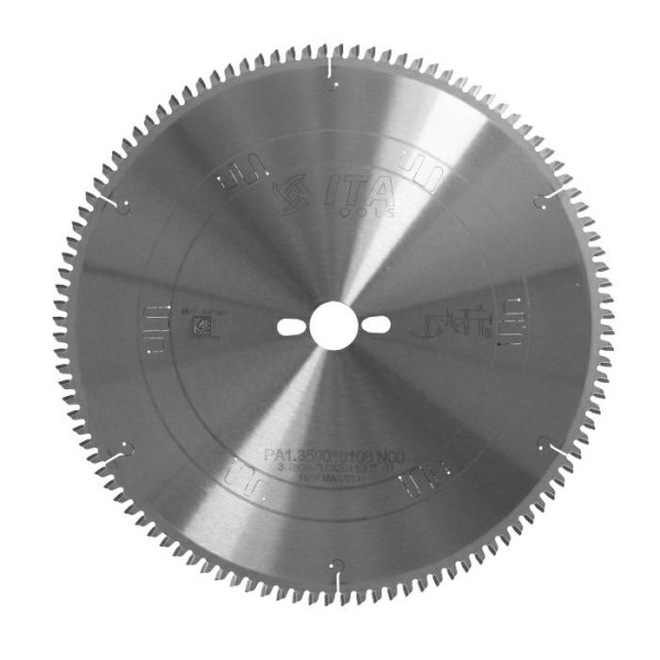 Картинка - Пила ITA TOOLS D=350 F=30 Z=108 K/P=3,6/3,0 TP 5° PH03 алюминий/PCV PA1.350030108.P00