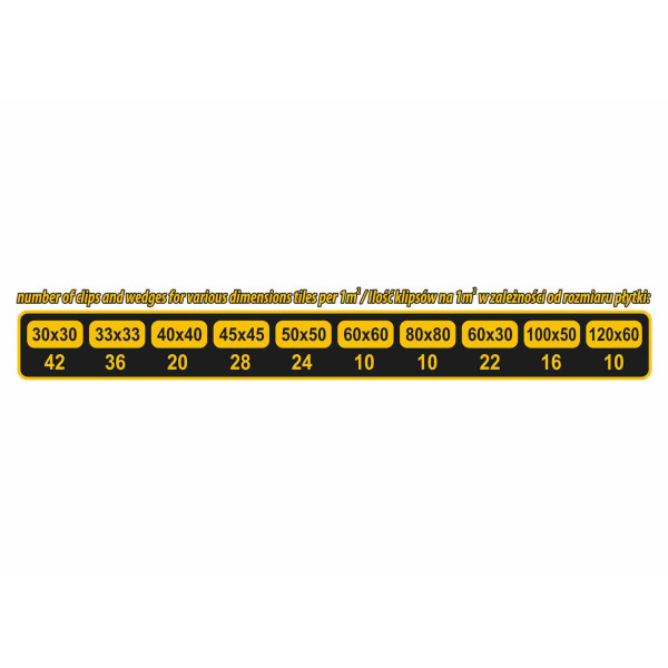 Картинка - Клипсы для укладки керамической плитки VOREL: 1,5 мм, h = 6–9 мм. 100 шт. (DW)