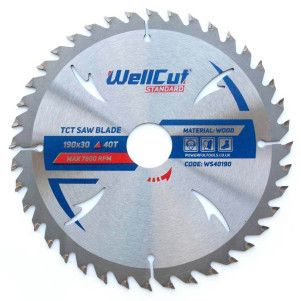 Пиляльний диск WellCut 190x30, 40Т