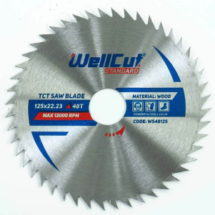 Пиляльний диск WellCut 125x22,23 мм, 48 б/н
