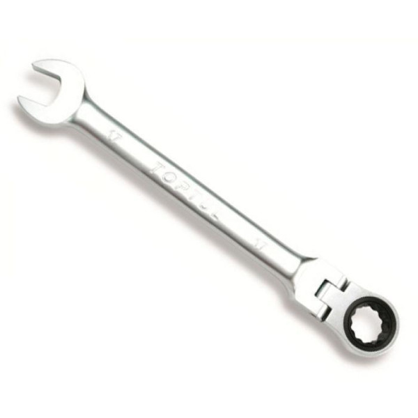 Фото - Ключ комбінований TOPTUL з тріскачкою та шарніром 13 мм AOAH1313