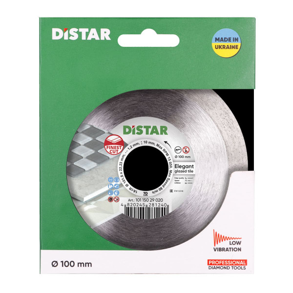 Картинка - Диск алмазный отрезной Distar 1A1R 101,6x1,2/0,8x10x22,23 Elegant