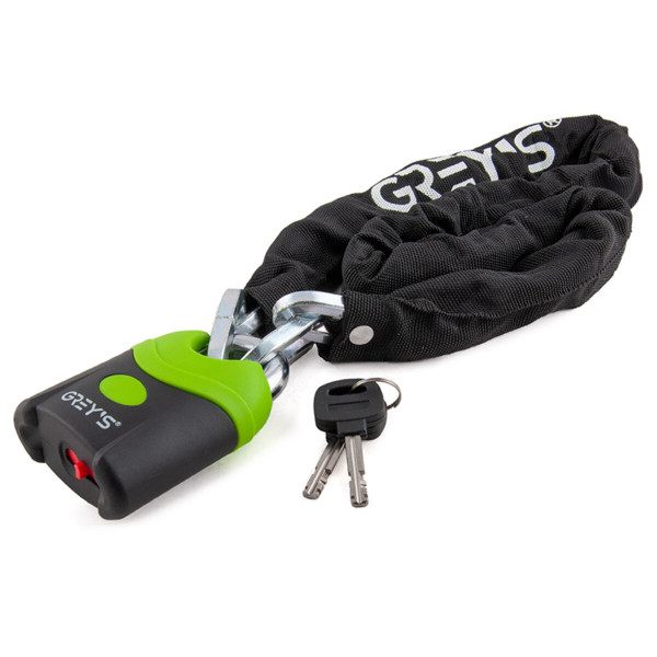 Фото - Велозамок Grey's ланцюговий з навісним замком 8*1000мм