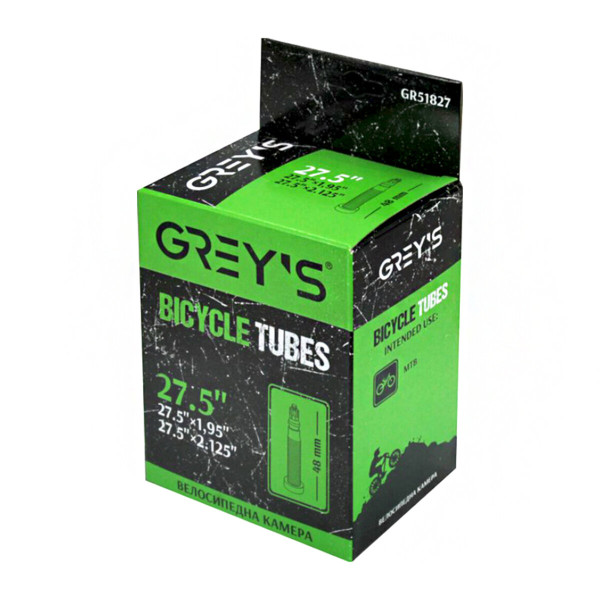 Фото - Камера для велосипеда Grey's 27.5"x1,95/2,1 FV 48мм