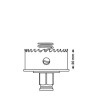 Картинка 1 - Коронка биметаллическая Bosch HSS Sheet Metal 60 мм (2608584799)