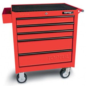 Тележка для инструмента TOPTUL 5 секций Красная TCAA0502