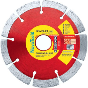 Диск алмазний NovoTools Profi 125 x 22,23 мм, Сегмент