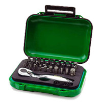 Набор бит с трещоткой TOPTUL 1/4" 31 шт GABW3103