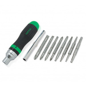 Тріскаткова викрутка-бітоутримувач 19-в-1 TOPTUL 1/4" GAAR1002