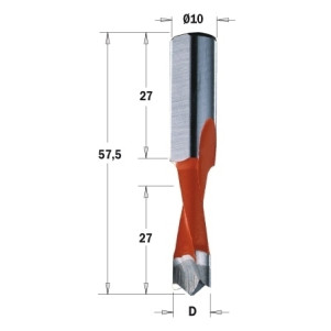 Свердло NP HW D = 10x27 L = 57,5 ​​S = 10x25 LH XTREME-HW (310.100.42)