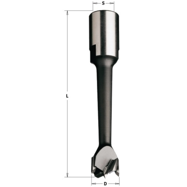 Фото - Фреза осциляційна HW D = 22 L = 100 RH S = M12x1 Z2 V2 (164.220.11)