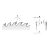 Картинка 1 - Пила HM 225x30x2,8 / 1,8 Z = 48 (292.225.48M)
