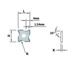 Змінний ніж R = 2 до 661.030.41 (790.020.04)