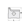 Картинка 1 - Нож HM 15,0x14,5x2,0mm HC05 d = 4,0 R = 2,0 RH (115202)