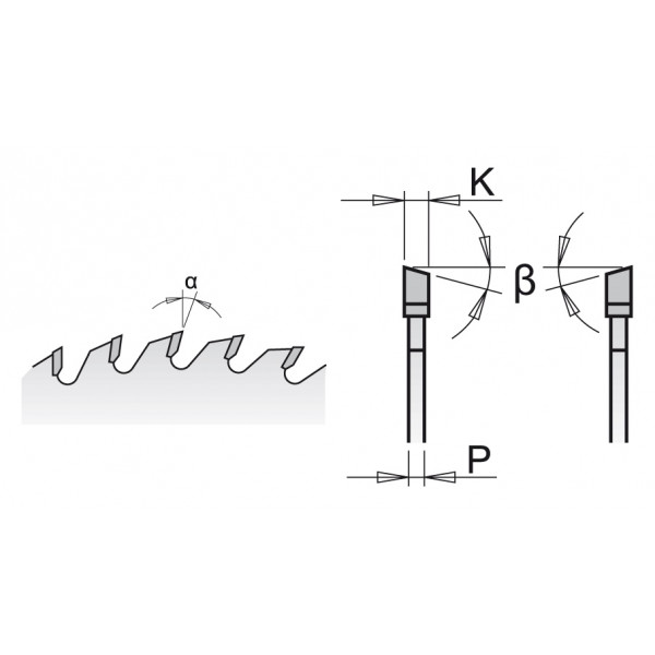 Картинка - Пила HM D = 250 F = 30 Z = 60 K = 3,2 / 2,2 COMBI3 (285.660.10M)