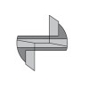 Картинка 1 - Фреза пазовая с резьбовым хвостовиком HW D=14 I=35 L=67 S=M10 Z=2+1 (182.140.11)