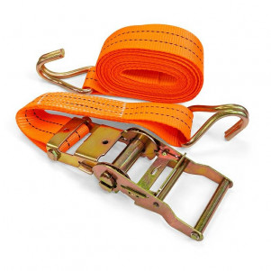 Транспортный ремень с натяжителем + крюк 50мм длины 6m для 2000кг. (71045.STACO)