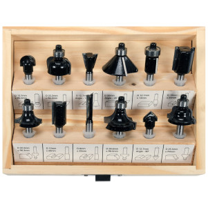 Набор фрез по дереву VOREL Ø=6 мм 12 шт 22552 Набор фрез по дереву VOREL Ø=6 мм 12 шт 22552