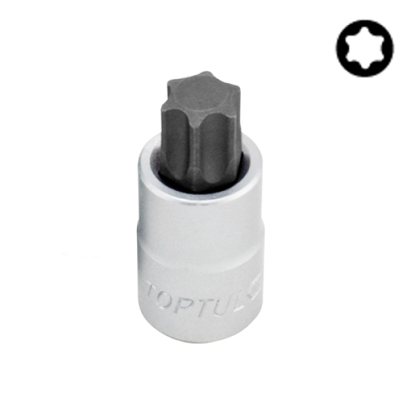Фото - Голівка з насадкою TOPTUL TORX T30 55 мм 1/2" BCFA1630