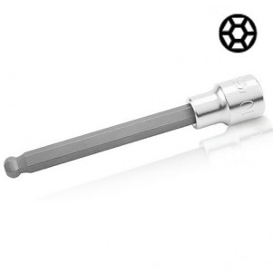 Голівка з насадкою TOPTUL HEX 10 мм 140 мм 1/2" с шаром BCSA1610