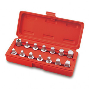 Набор головок для маслосливных пробок TOPTUL 14 шт JGAI1402