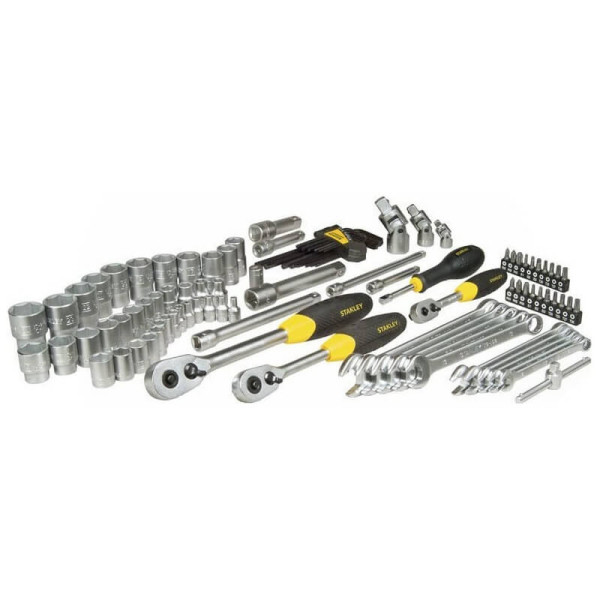 Фото - Набір інструментів STANLEY FatMax 1/4"-3/8"-1/2" 96 предметів (FMHT0-73925)
