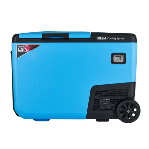 Холодильник автомобильный Brevia 38л (компрессор LG) двухкамерный 22335