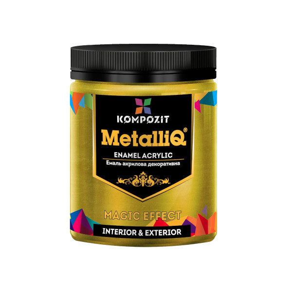 Фото - Емаль акрилова Kompozit MetalliQ червоне золото 0.5 кг