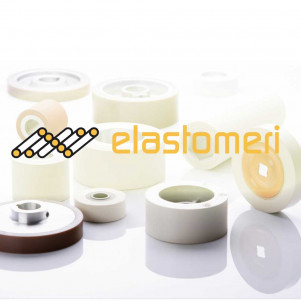 Металлический ролик ELASTOMERI D=140 F=30 I=50 chrom профиль B скошенный GUBISCH паз 8 мм. GUS.140030050.WBU Металлический ролик ELASTOMERI D=140 F=30 I=50 chrom профиль B скошенный GUBISCH паз 8 мм. GUS.140030050.WBU