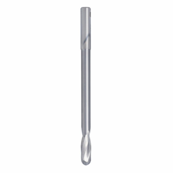Фото - Фреза ITA TOOLS VHM Z2 D=10 I=30 L=150 S=10 RH чистова, радіус R=5 редукція 0,5 , кінцевик 40мм SQ32.10.030.150.10R