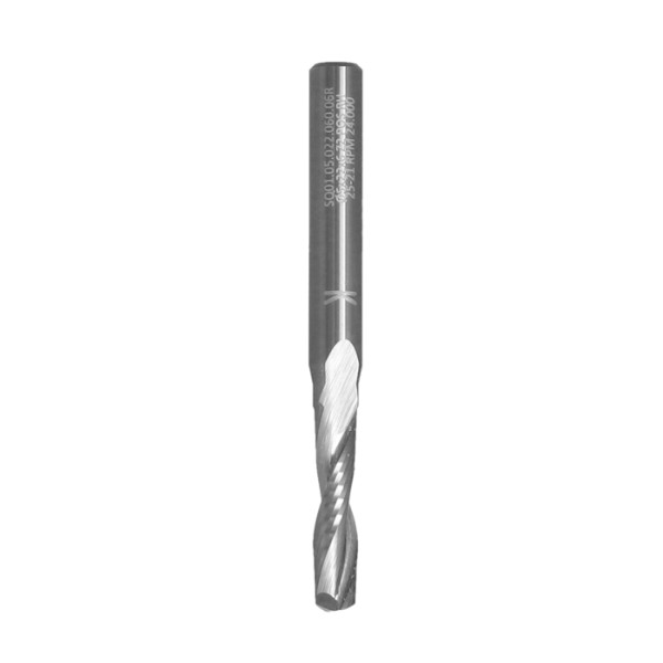 Картинка - Фреза ITA TOOLS VHM Z2 D=5 I=22 L=60 S=6 RH позитив, mirror finish, алюминий и пластик SQ01.05.022.060.06R