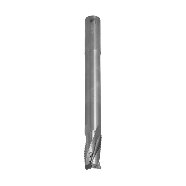 Картинка - Фреза ITA TOOLS VHM Z3 D=20 I=40 L=200 S=20 RH позитив с ломателем стружки редукция I1=150 0,5мм позитив SR34.20.040.200.20Ra