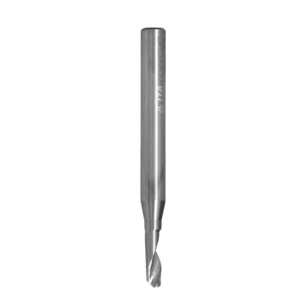 Картинка - Фреза ITA TOOLS VHM Z1 D=4 I=13 L=60 S=6 RH позитив для plexi полированная спираль полированная ST36.04.013.060.06R